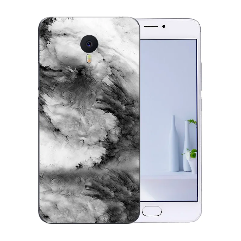 Чехол для телефона Meizu M3 Note мягкая задняя крышка с цветным каменным узором Blue Charm 3