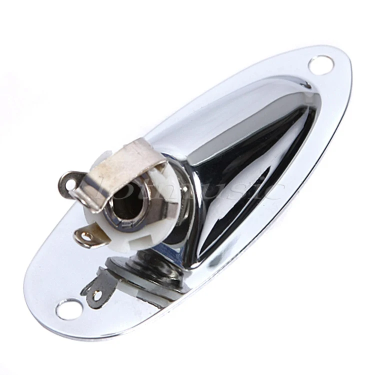 Сменные Серебристые гитарные детали 2 шт.|jack plate|output jackjack output |