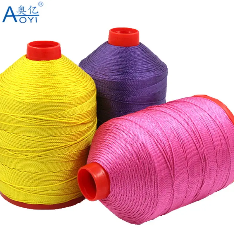 aoyi manufacturer sells 30shares high strength sewing machines, thick thread leather, hand woven thread, 1.5mm nylon thread