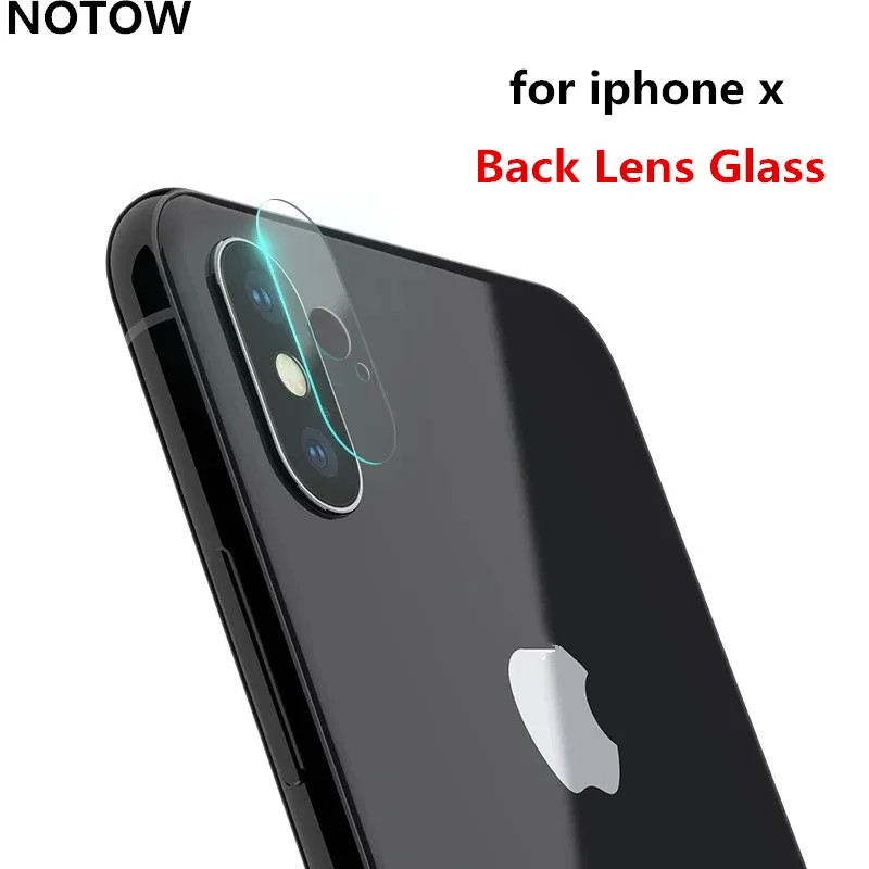 10pcs/lot NOTOW flexible Rear Transparent Back Camera Lens Tempered Glass Film Protector Case For iphoneX images - 6