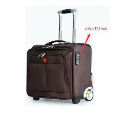 with tsa lock CARRYLOVE 1" дюймовый маленький багаж для путешествий, чемодан для путешествий, сумка на колесиках для деловых поездок - Цвет: with tsa lock