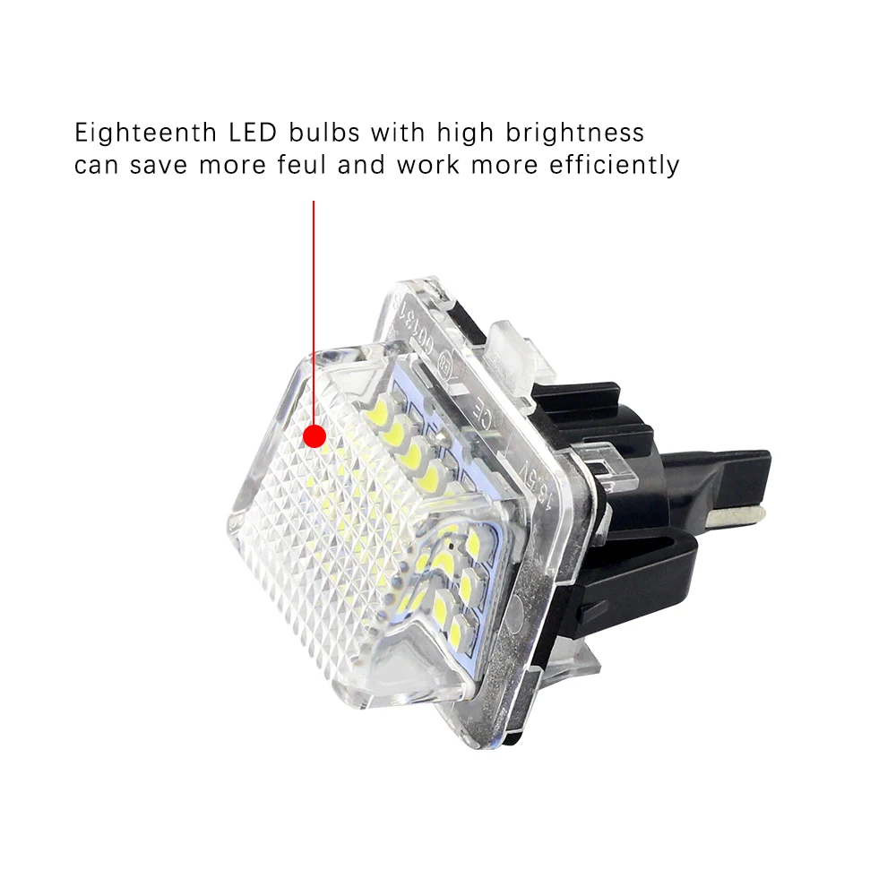 DXZ 2X Светодиодный светильник для номерного знака автомобиля лампы без ошибок