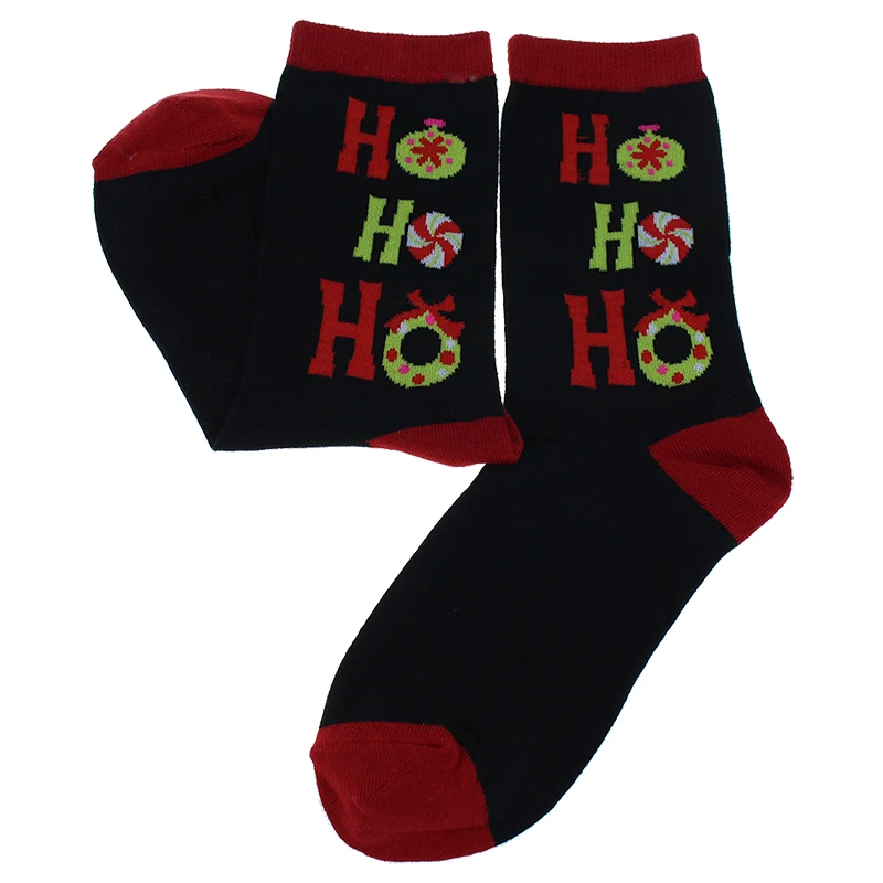 Акция 4 пары скандинавских рождественских хлопковых теплых носков с оленем