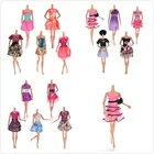 5 компл.лот платье смешанного стиля повседневная одежда кружевное свадебное вечернее платье принцесса юбка аксессуары Одежда для куклы подарок