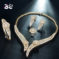 be 8 new luxury design cz dubai wedding bridal jewelry sets for wedding accessories jewelry necklace bangle set bijoux femmes245