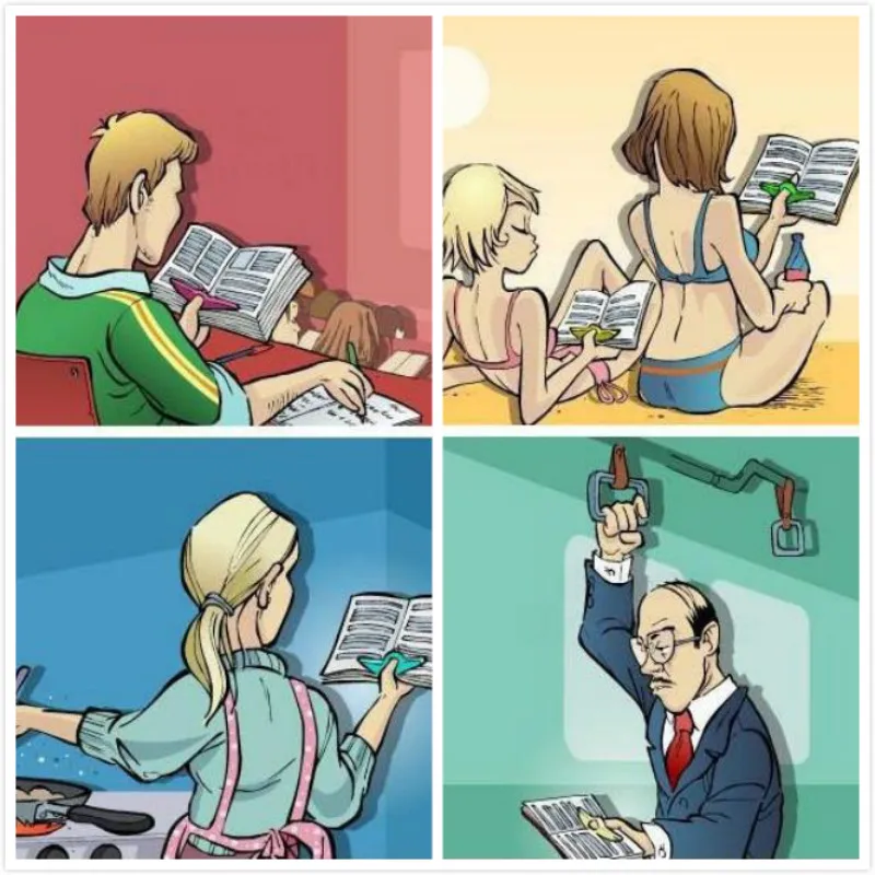 Книжная маркировка 5 шт. многофункциональная книжка для большого пальца