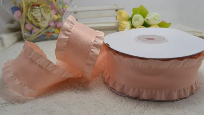 Лента для волос с двойными оборками 1 5 дюйма 38 мм|double ruffle ribbon|ruffle ribbonribbon hair |
