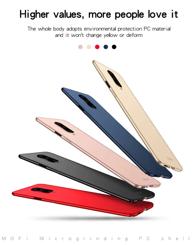 Чехол для Oneplus 7 pro, чехол MOFI, чехол s для Oneplus 7 pro, Высококачественный жесткий чехол из поликарбоната, тонкий чехол для Oneplus 7 pro