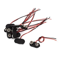 9v battery snap 9v battery holder box cable clasp tb hard plastic material shaped for arduino 6f22