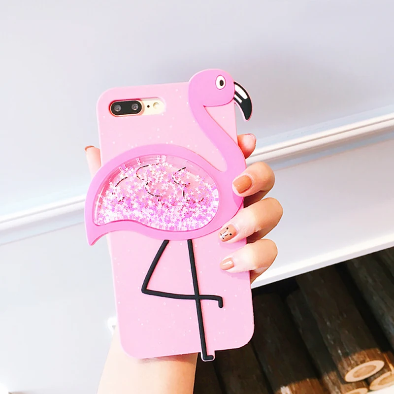 Чехол для Apple iPhone 6S 6 7 8 Plus GlamPhoneCase прозрачный золотой блестящий чехол с