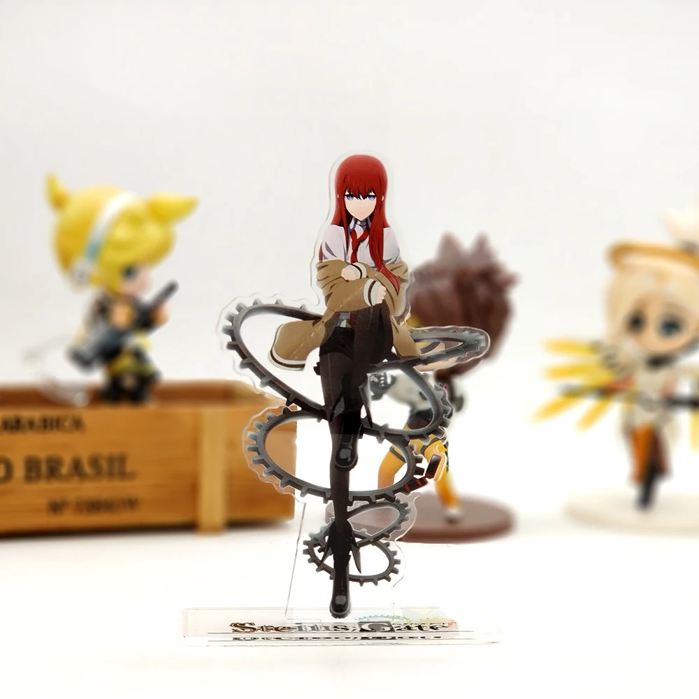 Love Thank You Steins Gate 0 Kurisu Makise фигурка на акриловой подставке модель пластина Держатель торт Топпер аниме японский okabe