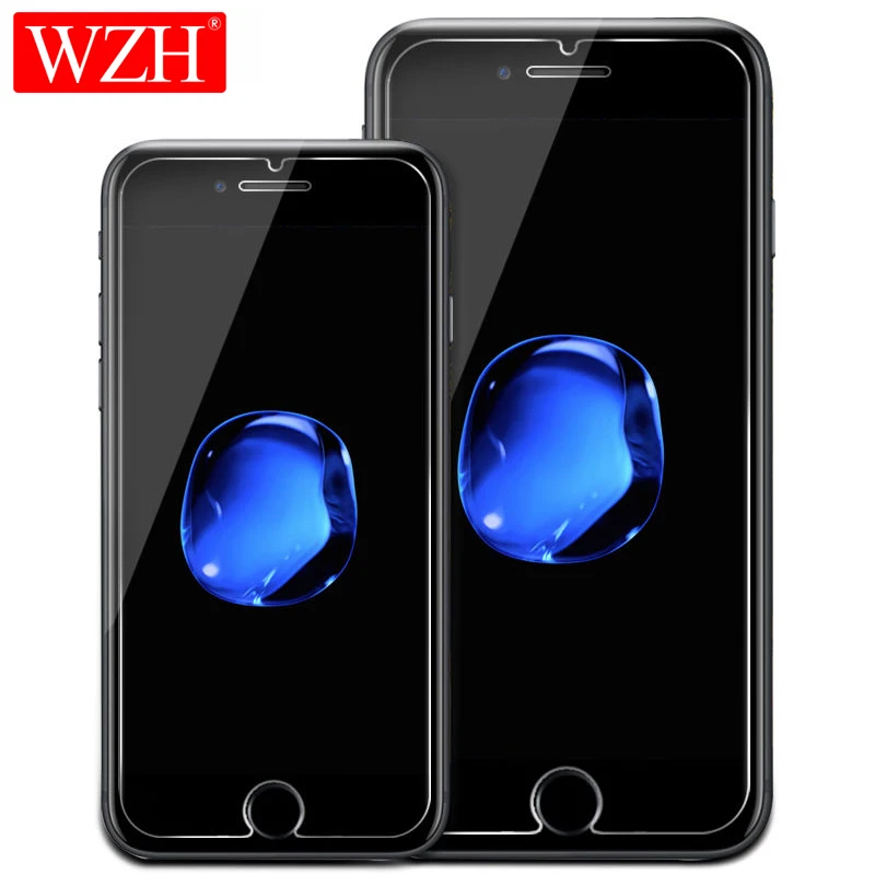 Закаленное стекло для iPhone 6 7 8 SE 6S зеркальная Защита экрана X XR XS Max Защитная пленка Plus|Защитные стёкла и плёнки