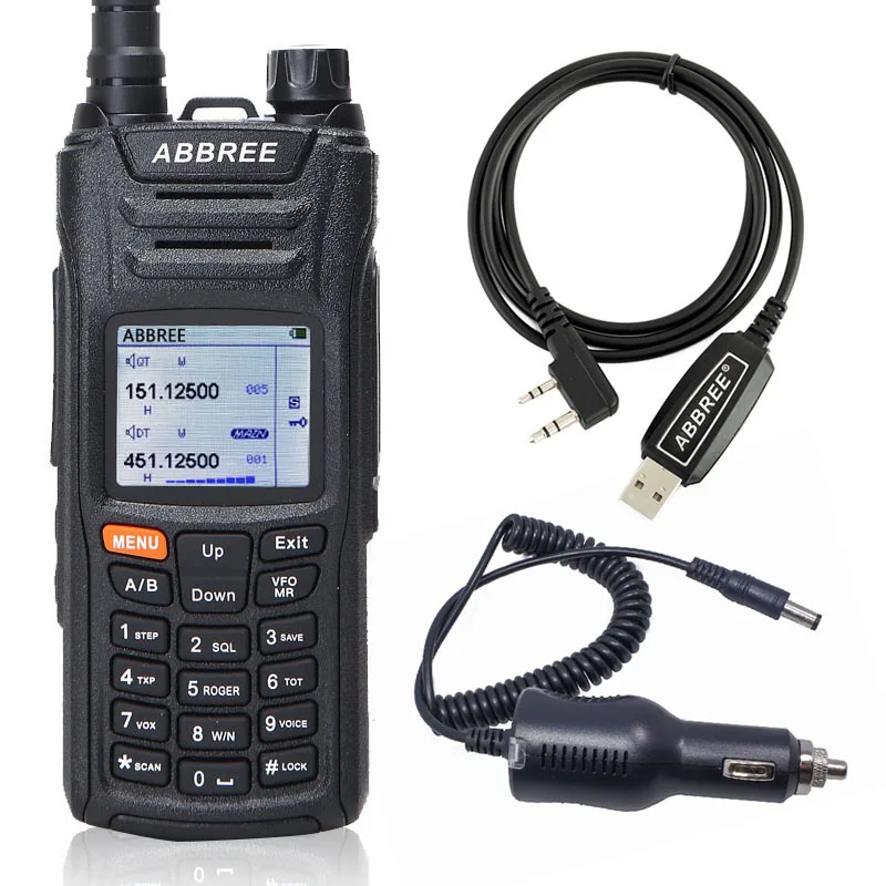 Abbree телефон рация 6 диапазонов двойной дисплей режим ожидания 999CH