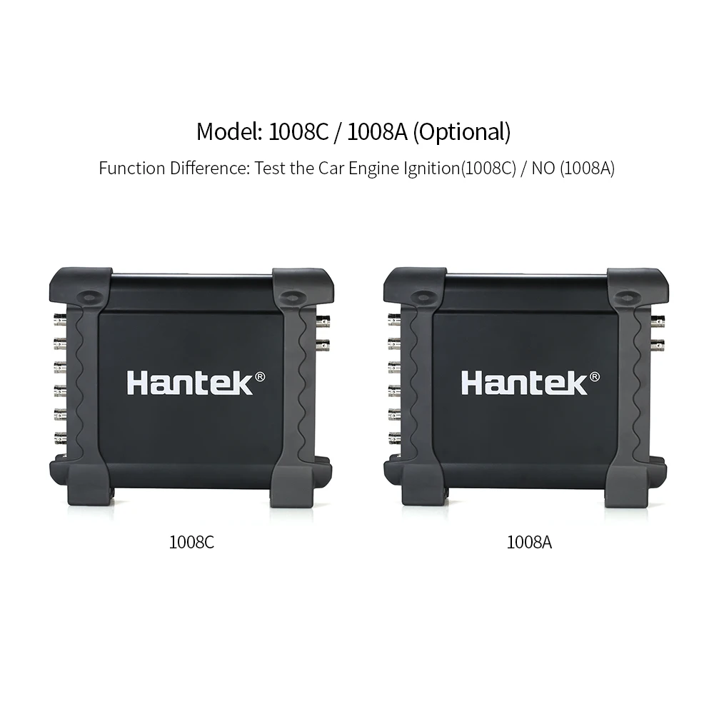 Hantek 1008C/1008A 8 Каналы Программируемый генератор автомобильной осциллограф цифровой Multime PC хранения Osciloscopio USB 100 кГц