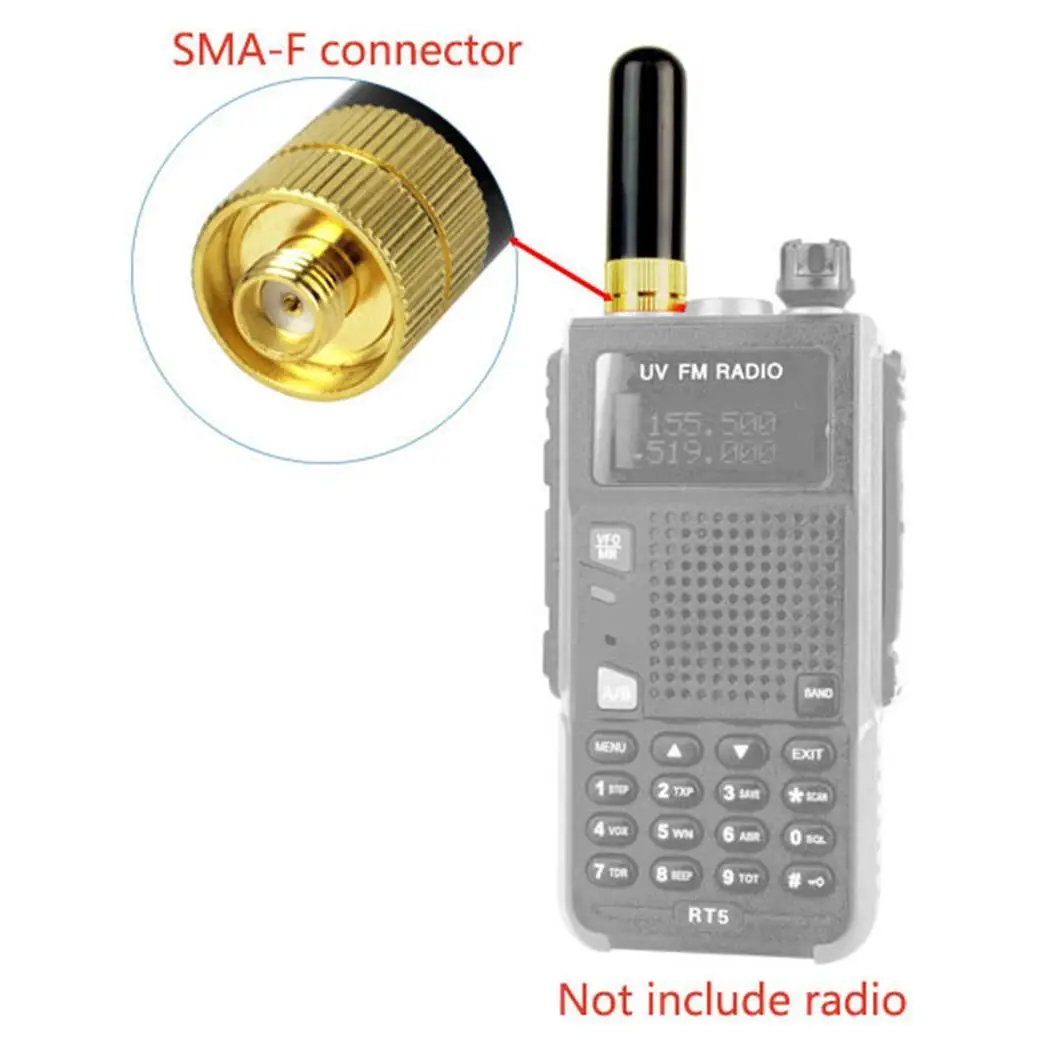 RT 805S антенна УКВ СКВ SMA F короткие Walkie Talkie 10 W &lt1 5 антенны портативной рации для M BNC