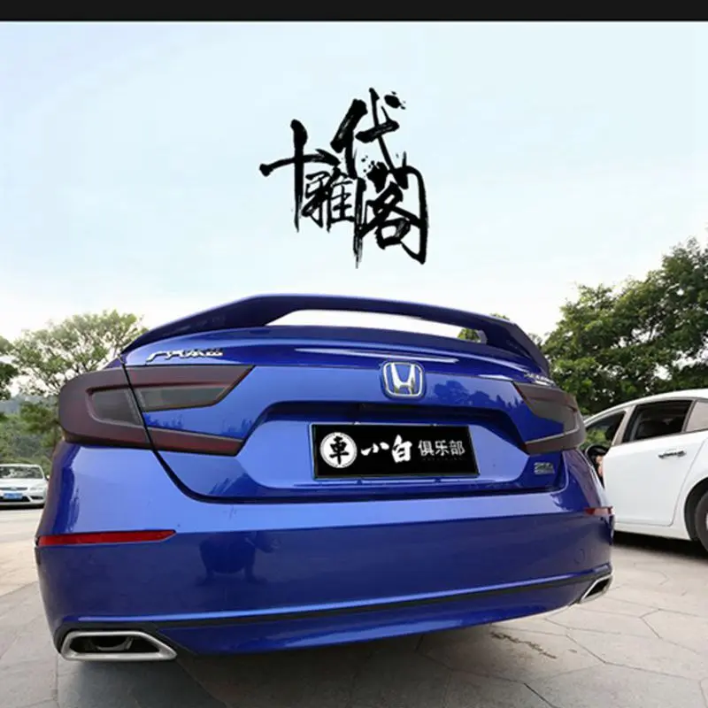 Спойлер для заднего крыла Honda Accord качественный цветной спойлер из АБС пластика