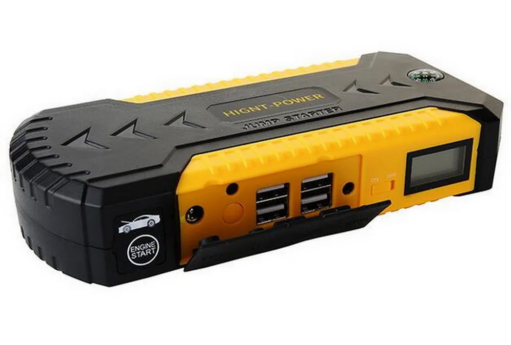 Аварийного Питание Лидер продаж новые автомобиль скачок стартер 4 USB многофункциональный для бензин зарядное устройство для мобильного телефона 12 В