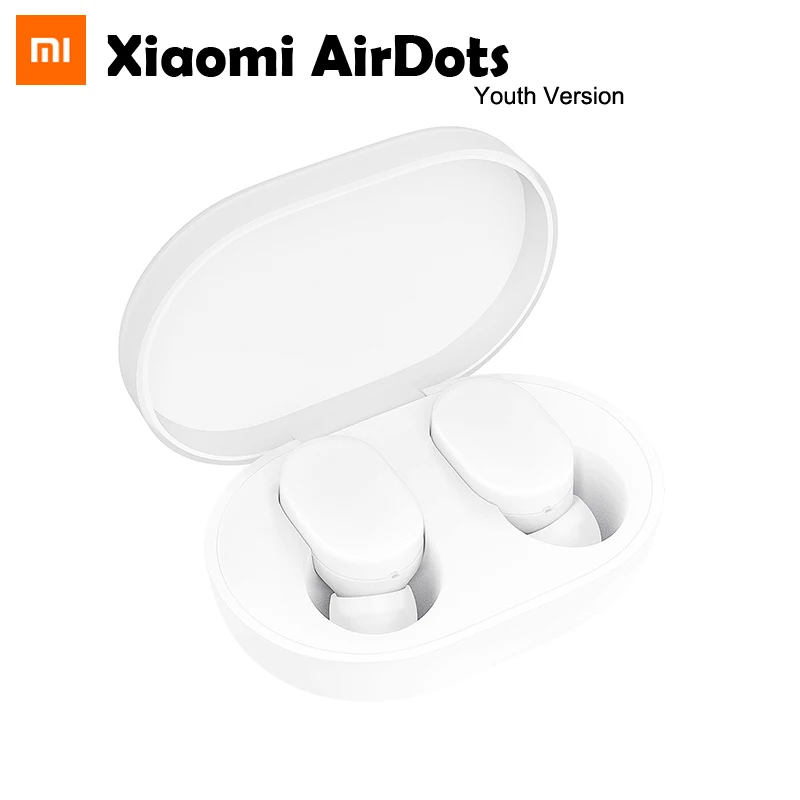 Быстрая Xiaomi Redmi Airdots TWS Bluetooth 5,0 беспроводные Bluetooth наушники стерео бас наушники