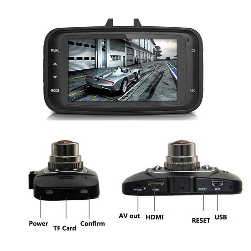 Автомобильный видеорегистратор XST FHD 1080P 2 7 дюймов IPS экран автомобильная камера