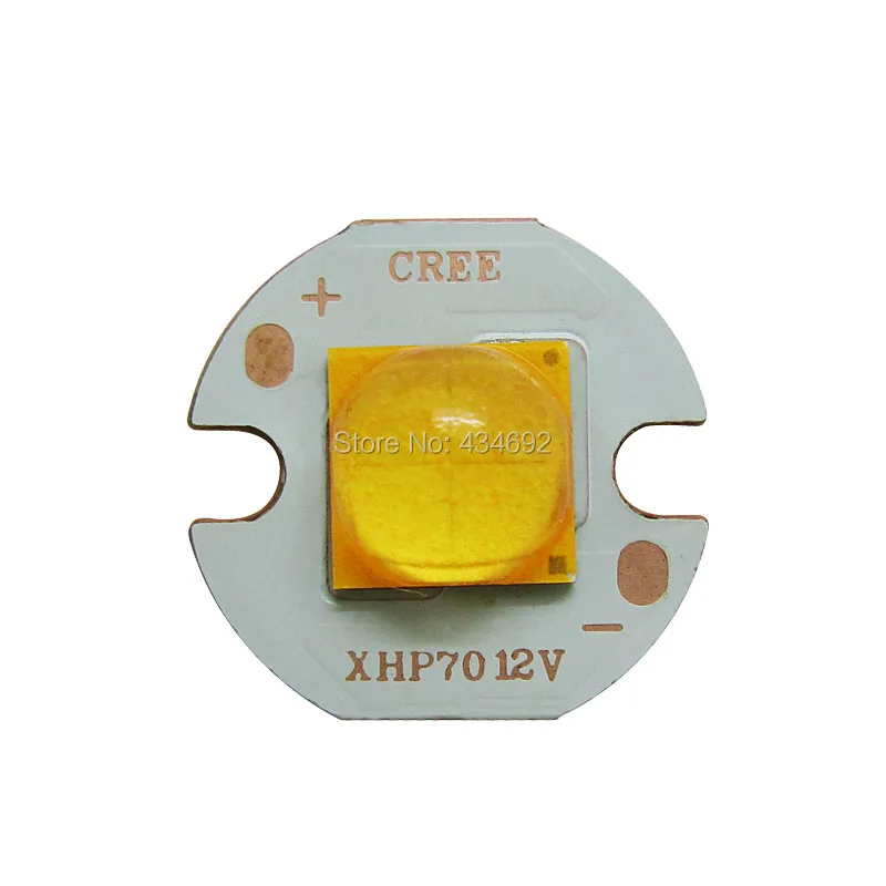 30 Вт Cree XHP70 2 XHP-70.2 белый 5000K 6500K 3000K светодиодные бусины лампа светильник на 16 мм Медь печатной платы 6V 12V для DIY светодиодной вспышкой светильник