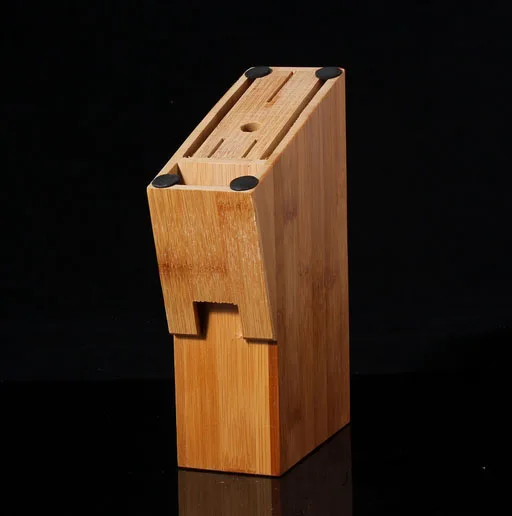 Горячая Распродажа классическая натуральная бамбуковая подставка под ножи