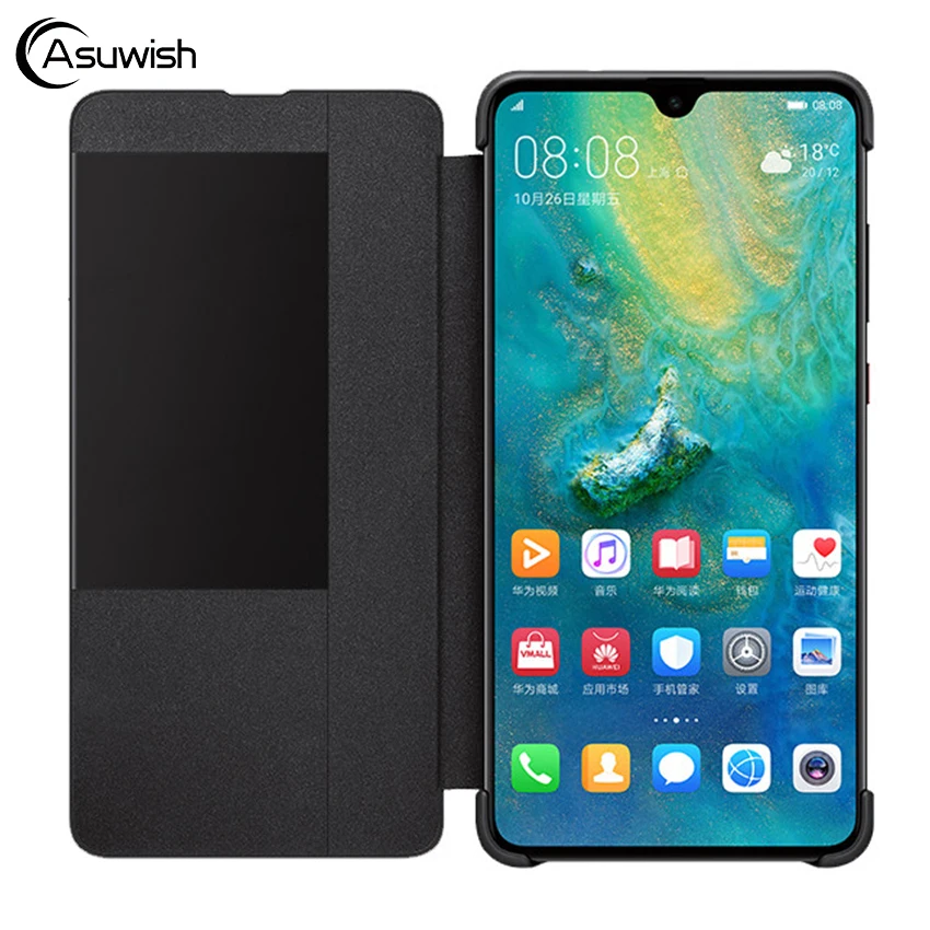 flip cover leather phone case for huawei mate 20 30 pro lite x 20x mate20 20pro 20lite mate20pro mate20x mate20lite view slim free global shipping