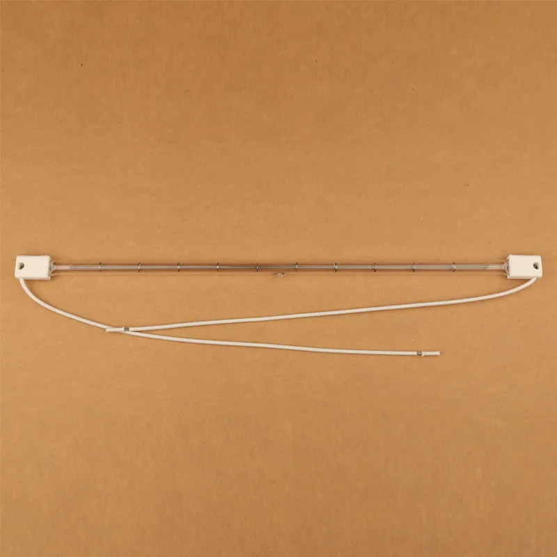 IR light semi white infrared heating element vacuum halogen tube transparent quartz lamp 780mm 220V 1300W | Инструменты