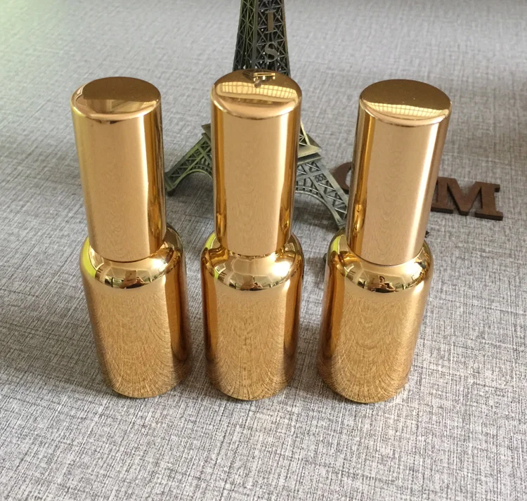 

30ml glass lotion bottles w pump gold plated aluminium mist cap refillable cosmetics bottles makeup storage