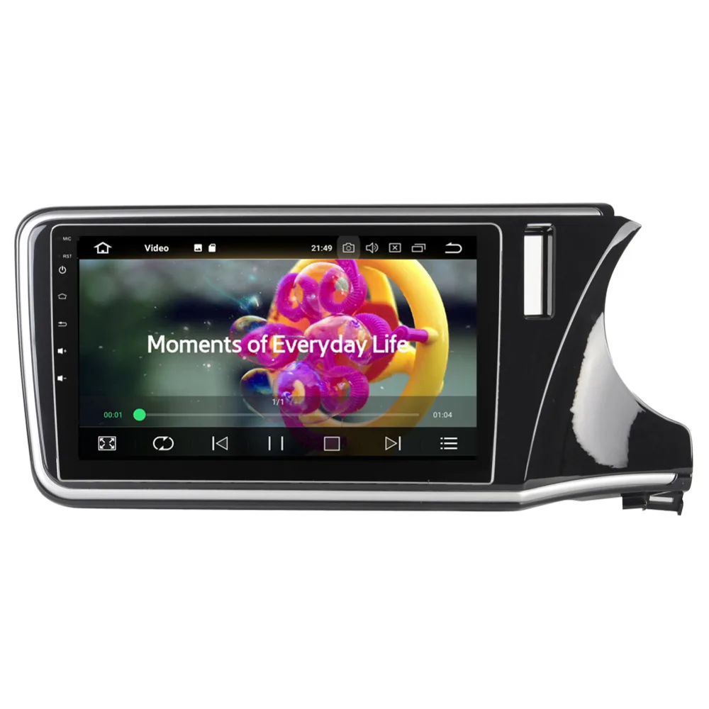 Автомобильный мультимедийный плеер экран 10 1 дюйма 4 Гб + 32 ГБ Android IPS GPS для Honda City