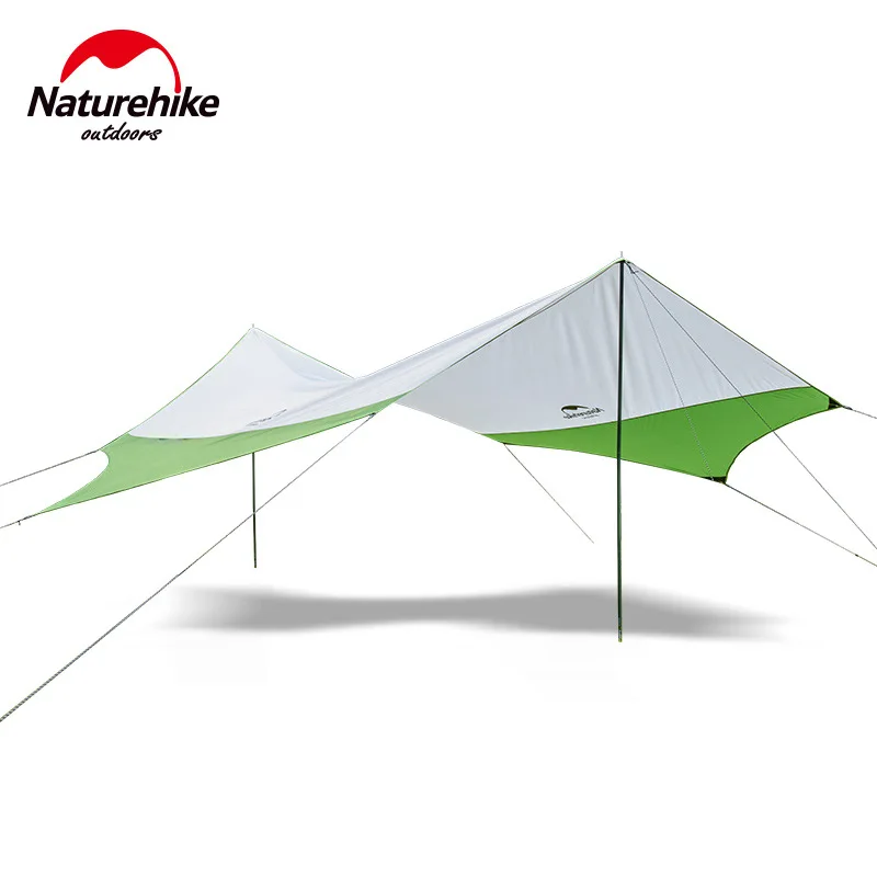 Палатка Naturehike туристическая с шестигранным укрытием от солнца тент уличный