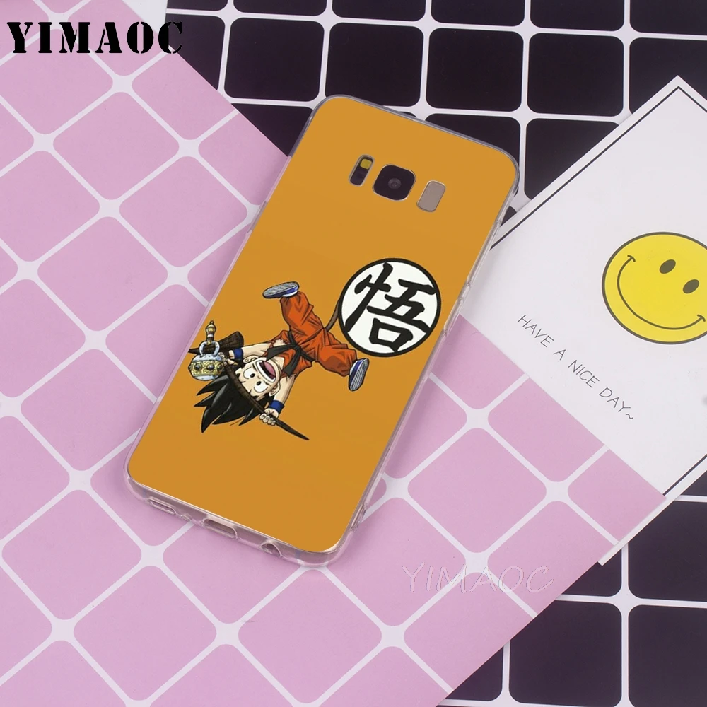YIMAOC Dragon ball cell anime Goku design Soft Case for Galaxy j3 j5 j6 j7 A5 2017 A6 A9 Note 8 9 S7 edge S8 S9 S10 Plus S10e |