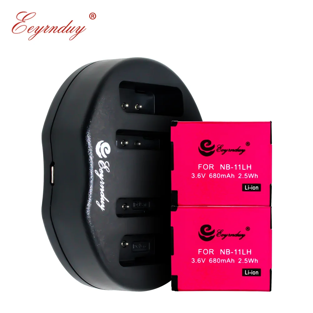 2 шт. NB 11L 11LH батарея + зарядное устройство для Canon PowerShot A2400 A2500 A2600 A3400 A3500 A4000 IS ELPH 320 340
