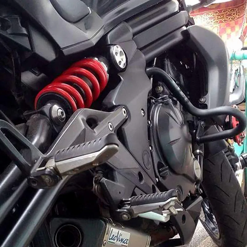 Для Kawasaki ER-6N 2012 2013 Двигателя Мотоцикла защитная защита защитный барьер черный ER6N 12-15 Фирменная Новинка