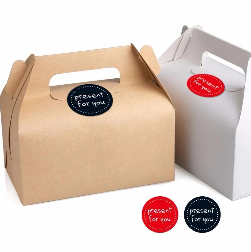 320 шт./лот красный и черный подарок для вас самоклеящаяся наклейка DIY Ручная