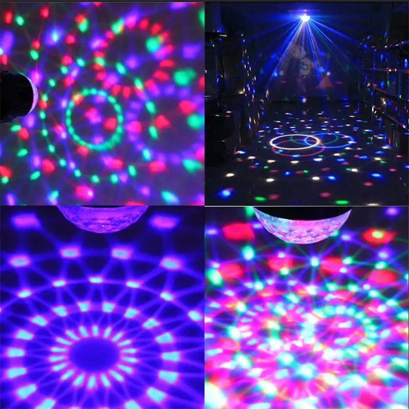 Сценические светодиодсветодиодный RGB-лампы 5 Вт с пультом дистанционного