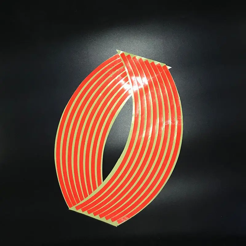 Светоотражающая наклейка на колесо для мотоцикла 12 дюймов водонепроницаемое