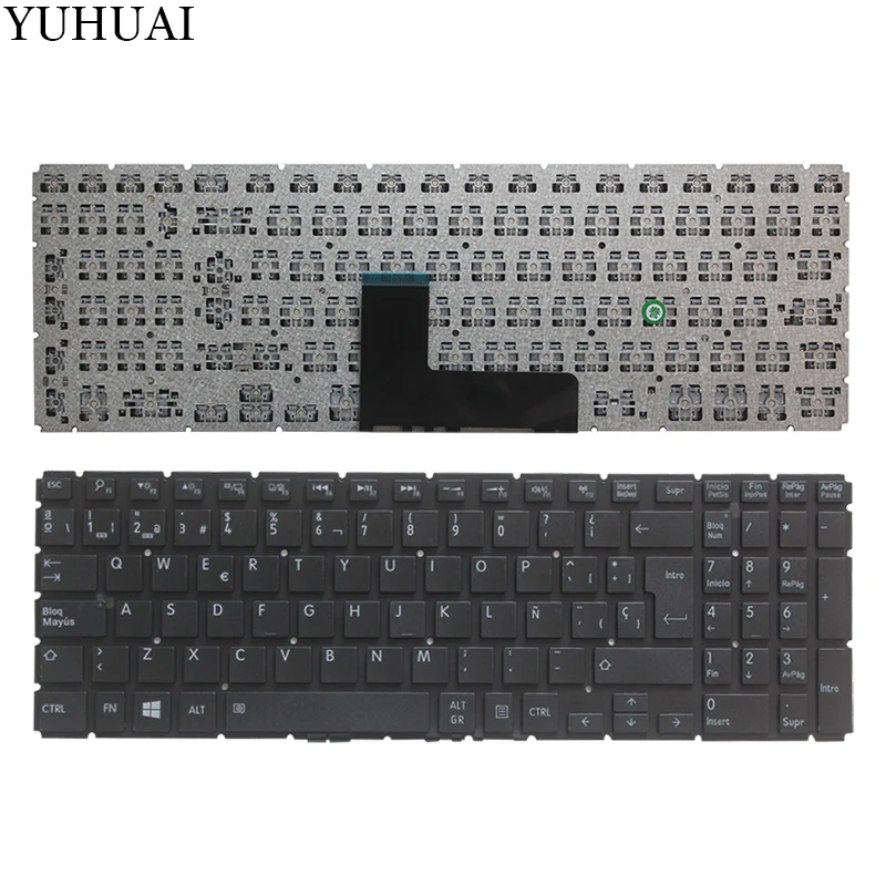 Новый SP Клавиатура для ноутбука Toshiba Satellite L50 B L55DT L55 S50 черная испанская клавиатура
