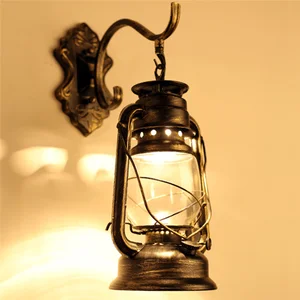 LAIDEYI Retro Wall Lamp Vintage Glass European Kerosene Lamps Beside Light For Bar Coffee Shop Bathroom Home Led Lights LAIDEYI Retro Wall Lamp Vintage Glass European Kerosene Lamps Beside Light For Bar Coffee Shop Bathroom Home Led Lights