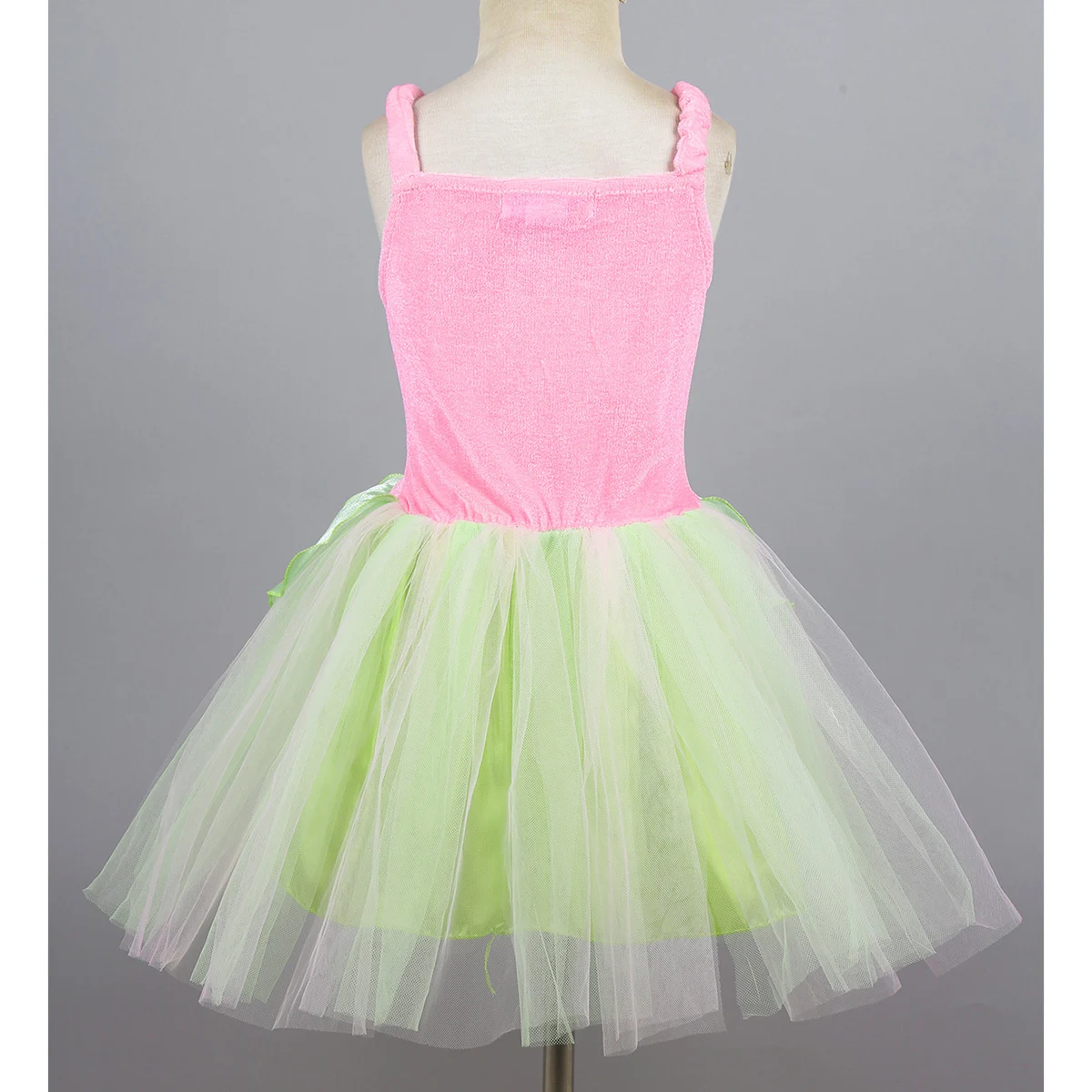 Kids Girls Princess Fairy Costume Sleeveless Mesh Dress Glittery Wings Set Children Halloween Cosplay Party Up | Детская одежда и