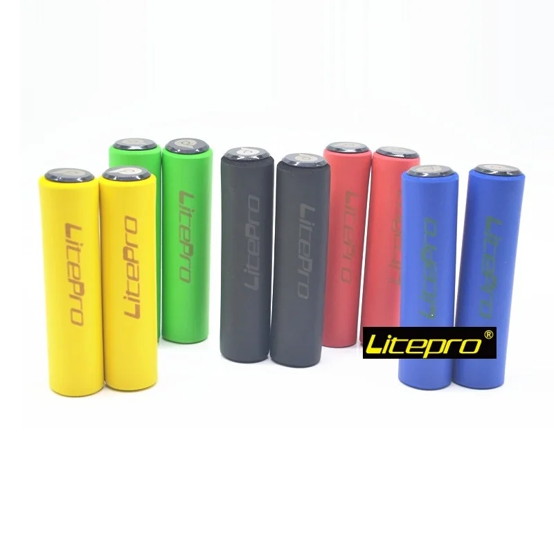 Litepro велосипедные ручки 22 2 мм 130 удобные губки силиконовые складной велосипед
