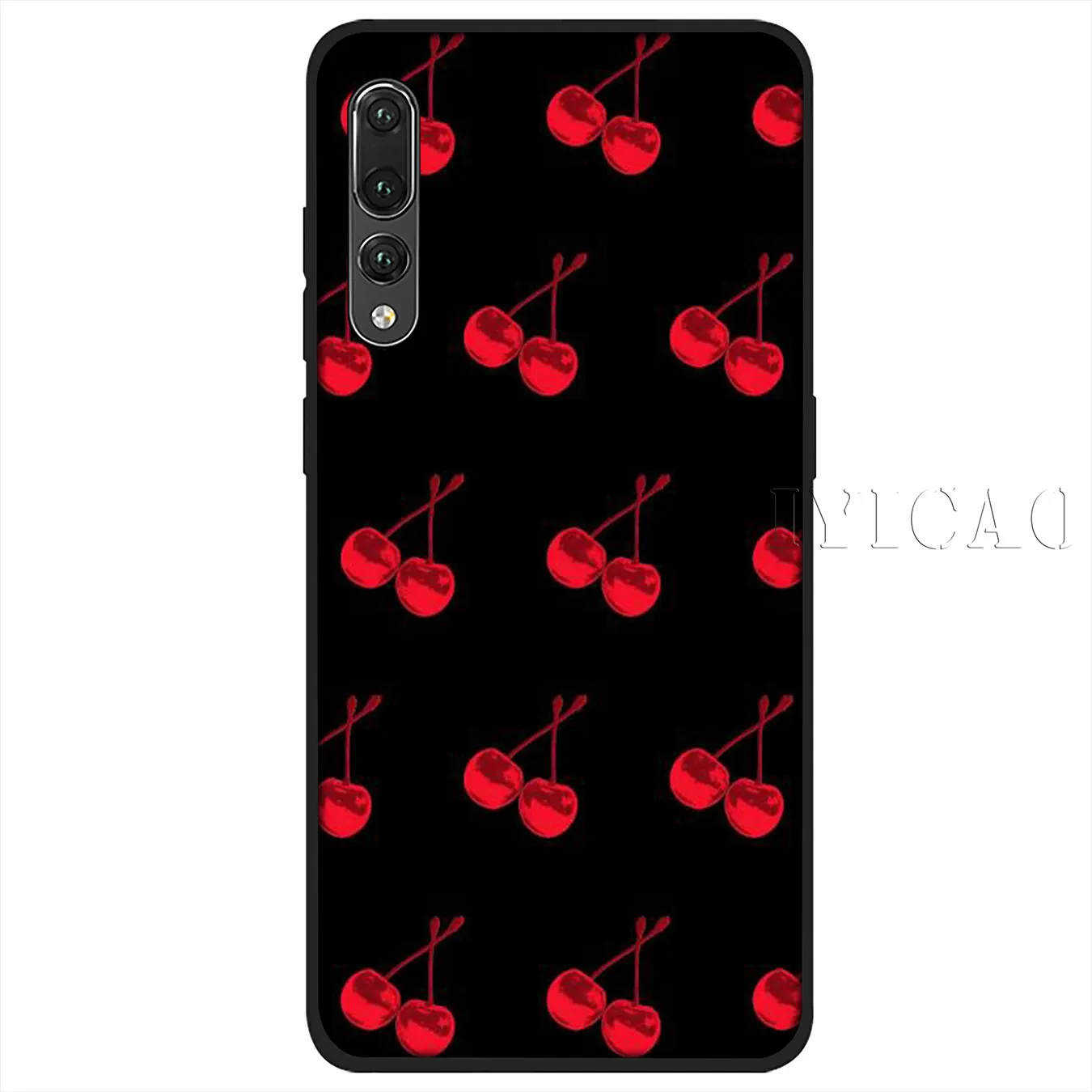 IYICAO Вишневый летний Мягкий силиконовый чехол для телефона Huawei P30 P20 Pro P10 P9 P8 Lite Mini