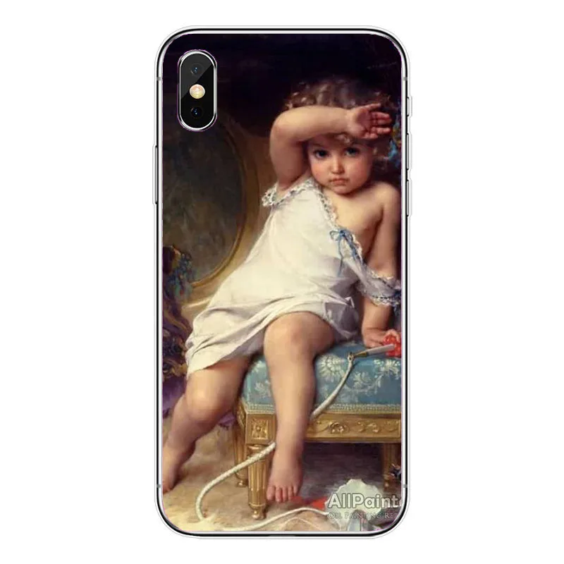 Новинка Ренессанс ангелы Fundas Мягкий ТПУ чехол для телефона для iPhone 11Pro 8 7 Plus 6 6S Plus X XS MAX 5 5S SE XR 10 11Pro MAX чехол - Цвет: TPU