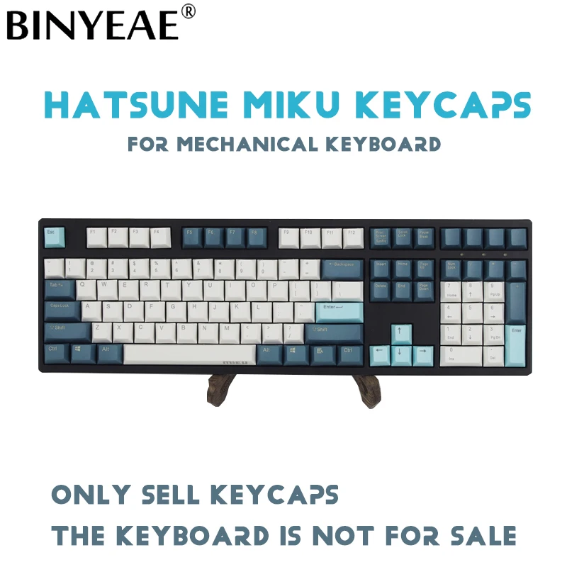 Механическая клавиатура Hatsune Miku с положительной гравировкой и | Аксессуары для мышей и клавиатур -33025734003