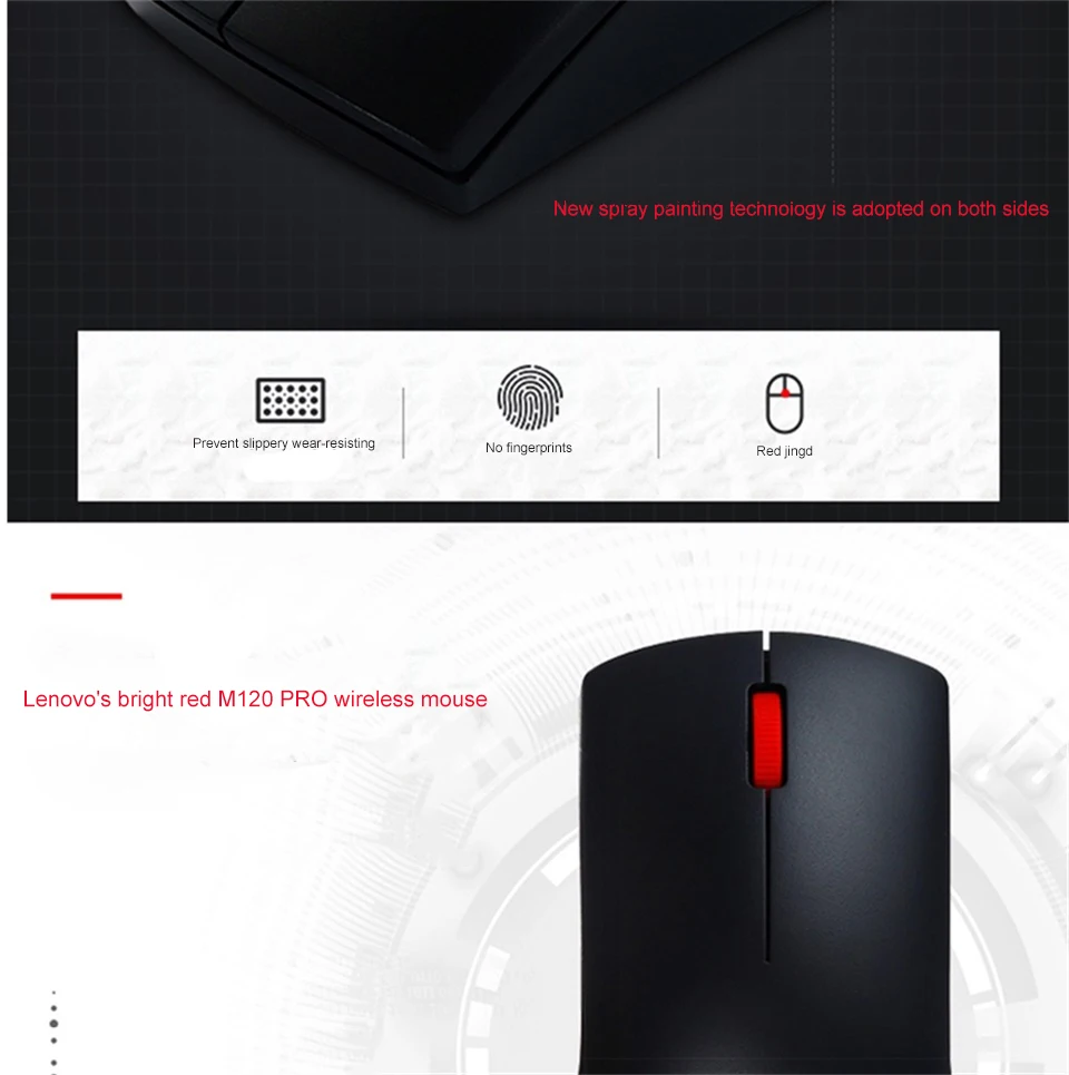 Lenovo M120 Pro мышь настольный компьютер ноутбук общая мышь офисная мышь