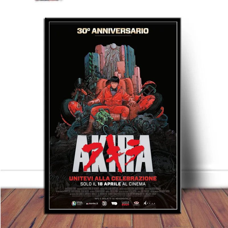 Плакат и принты Akira Red Fighting японское аниме комикс кино холст картина маслом