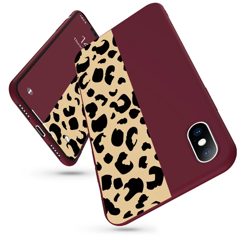 Мягкий силиконовый чехол Lovebay для Iphone XS Max XR X 8 7 6 6S Plus модные чехлы с леопардовым принтом для Iphone 7plus