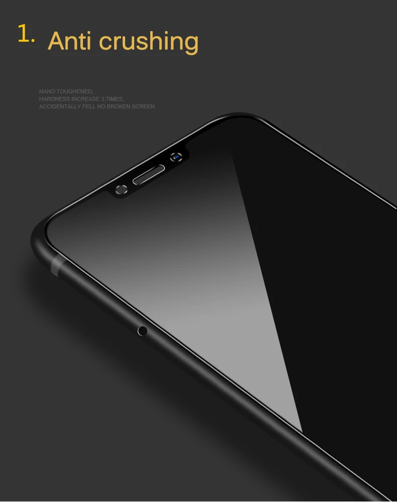 Полное покрытие из закаленного стекла для lenovo ZUK Z5 защита экрана 2.5D 9 H твердость
