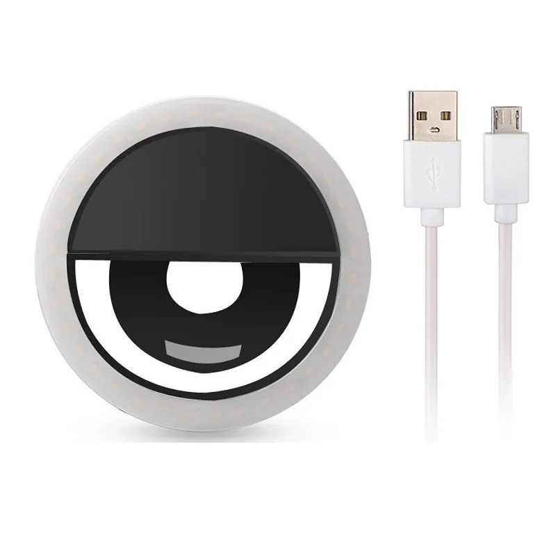 USB зарядка светодиодное кольцо для селфи Iphone дополнительный ing Night Darkness повышение