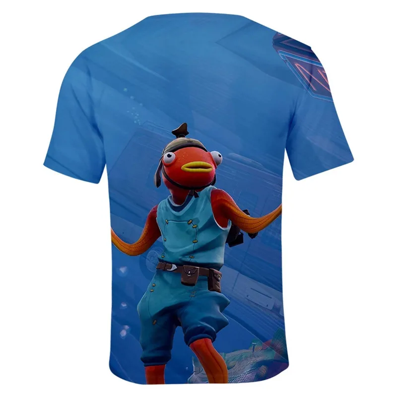 Лидер продаж, футболка высокого качества с 3D принтом игры Battle Royale Lil Whip Fishstick, летняя футболка в стиле хип-хоп, футболка унисекс с короткими рукавами в стиле Харадзюку