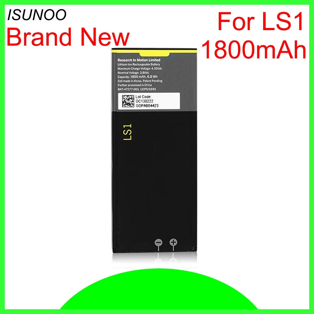 Аккумулятор ISUNOO LS1 для BlackBerry Z10 1800 мА · ч батарея ltee LTE BAT 47277 003 моделей в виде